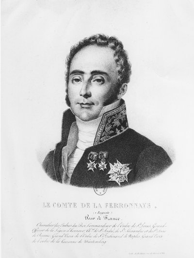 Count Auguste de la Ferronays by Francois Le Villain